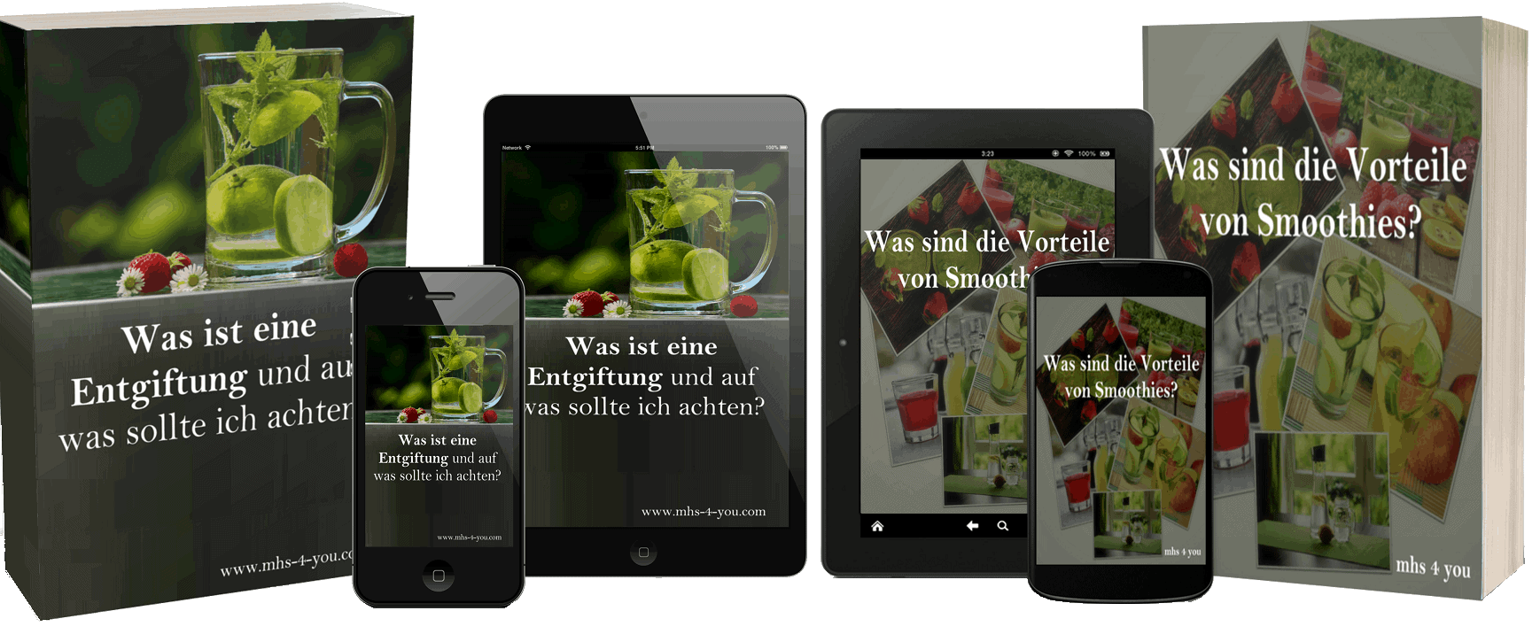 Vorteile einer Entgiftung & Smoothies - 2 Ebooks cover