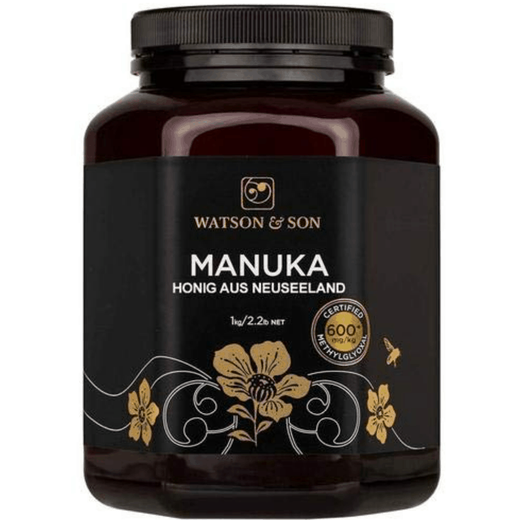 Watson & Son Manuka Honig MGO 600+ 1kg Premium Qualität aus Neuseeland
