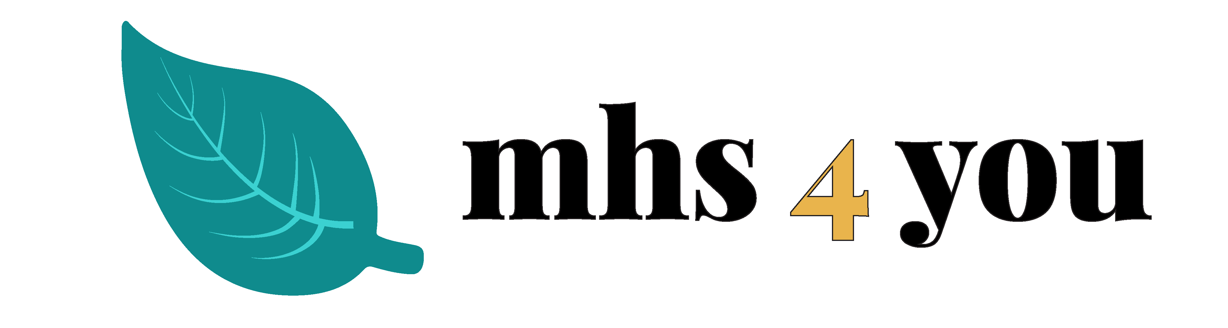 mhs 4 you logo - Schrift stärker - 1 - black